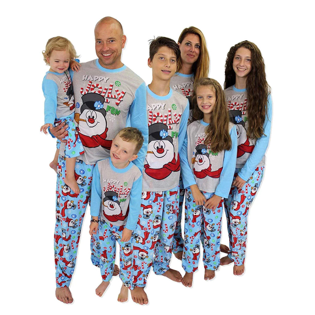 Snowman Christmas Matching Family Outfits