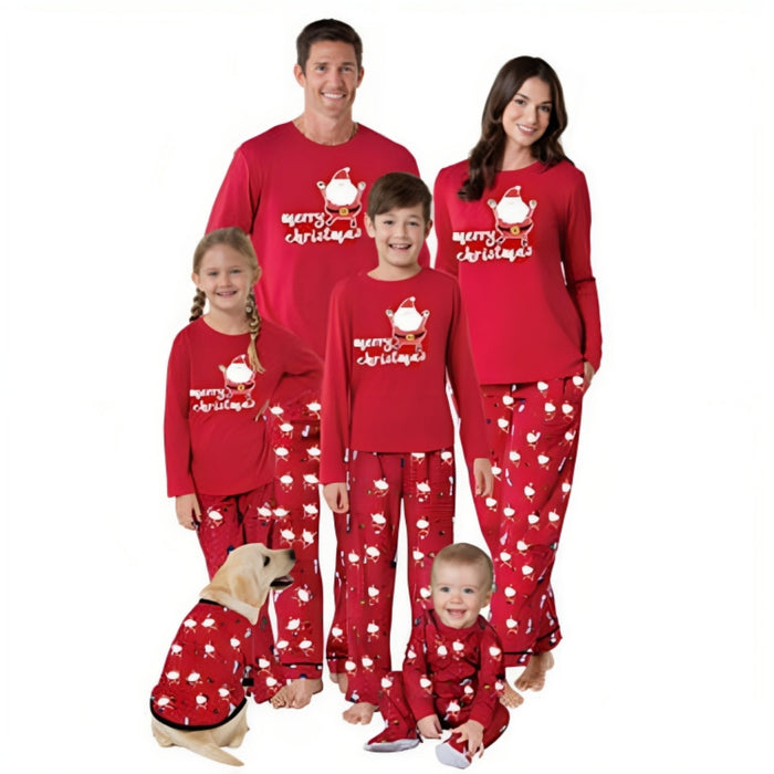 The Merry Santa Family Matching Pajama Set