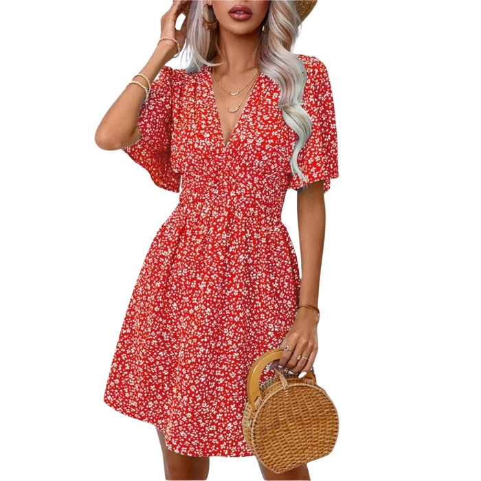 Butterfly Sleeve Dress