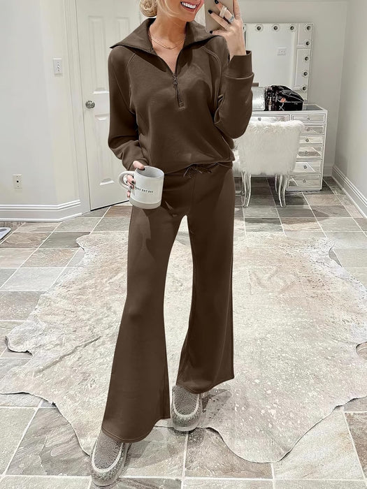 Women Oversized Sweatshirt And Sweatpants Set