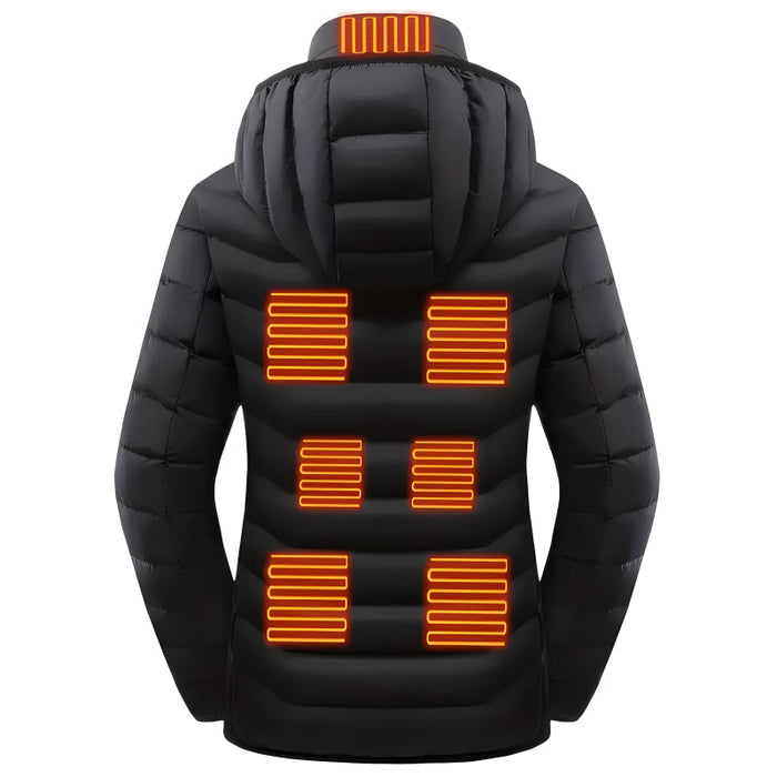 Heated Insulated Jacket With Adjustable Temperature Zones