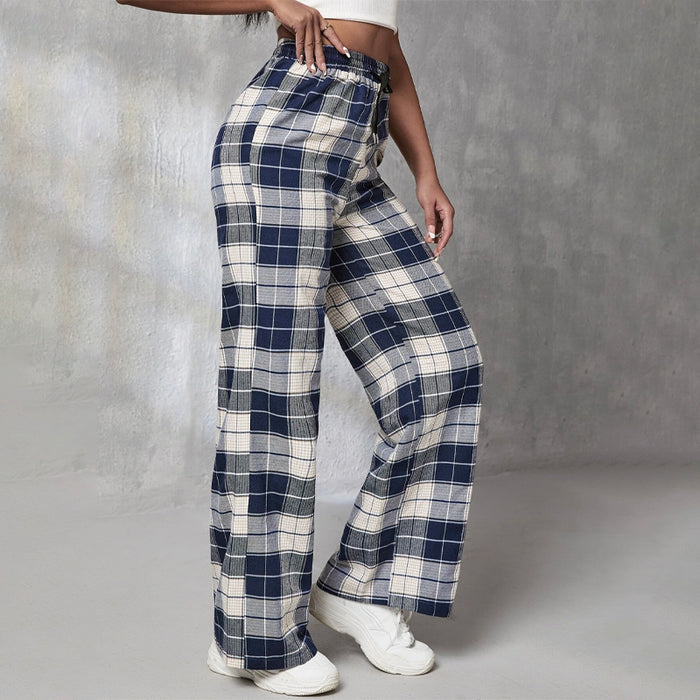 Easy Wear Printed Drawstring Waist Pants