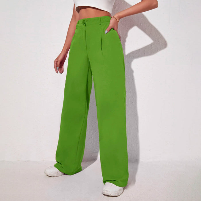 Easywear Solid Wide Leg Pants