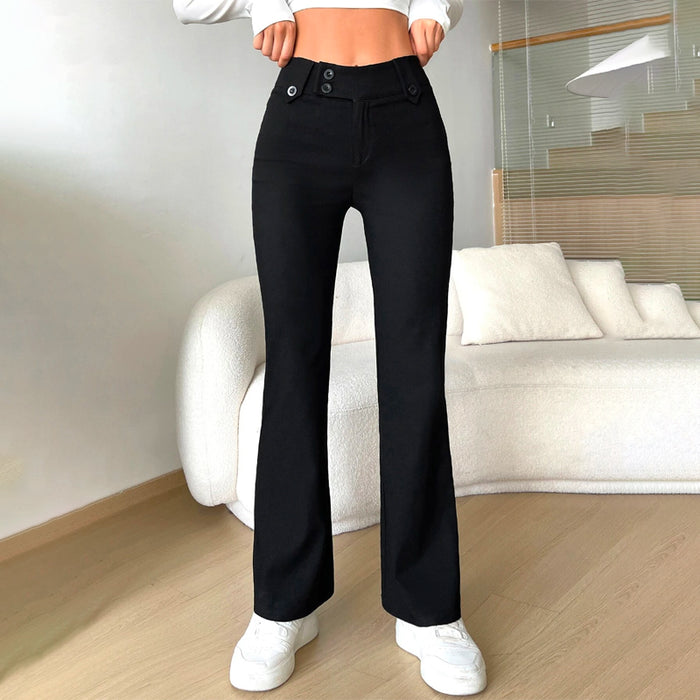 Easywear High Waist Flare Leg Pants