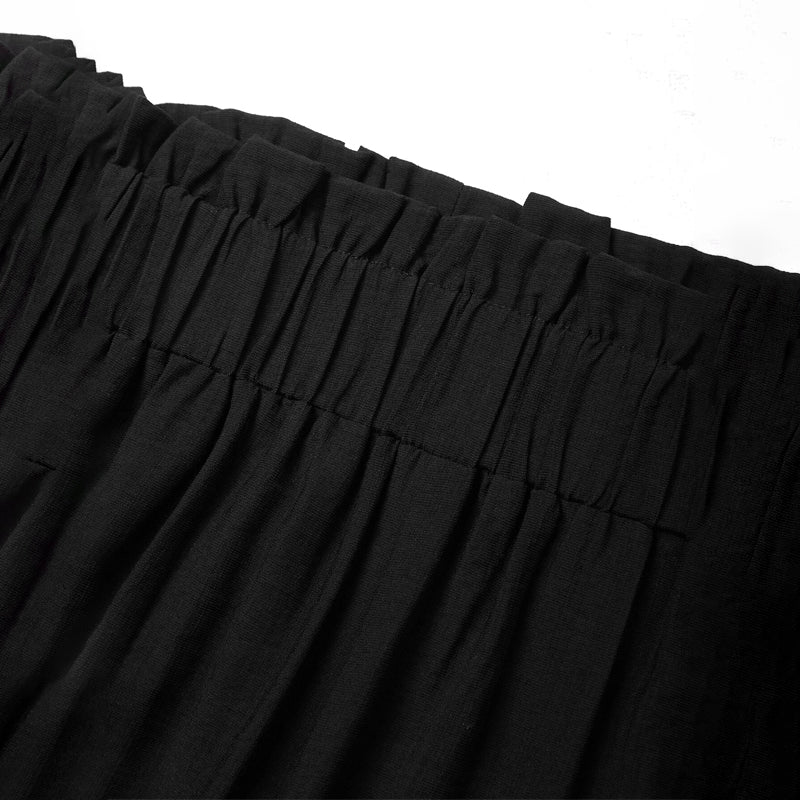 Pack Of 2 Waist Belted Wide Leg Pants