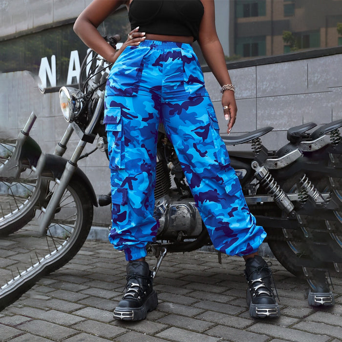 Easy Wear Flap Pocket Camo Pants