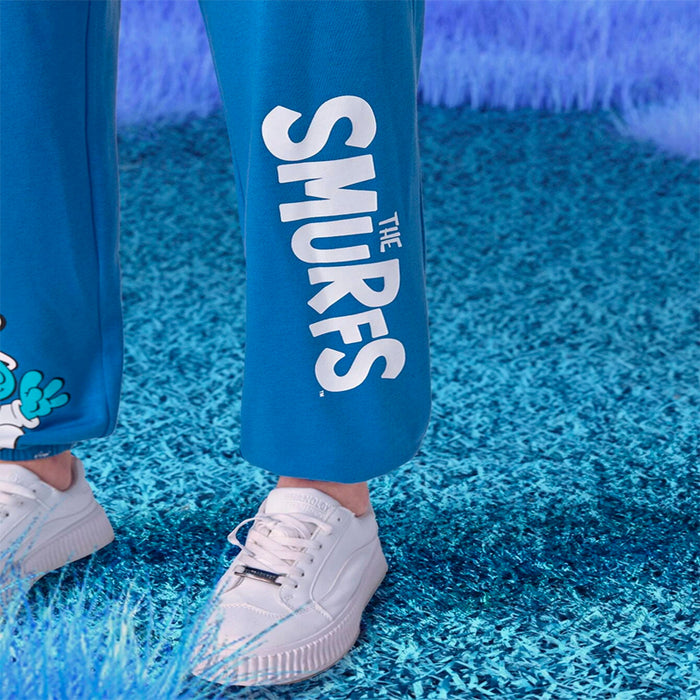 The Smurfs Letter Cartoon Graphic Sweatpants