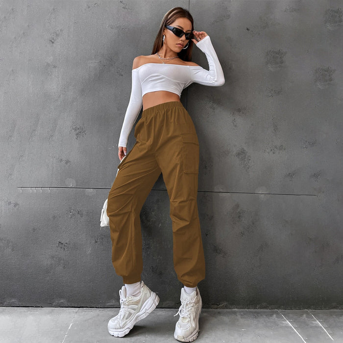 Casual Flap Pocket Side Cargo Pants