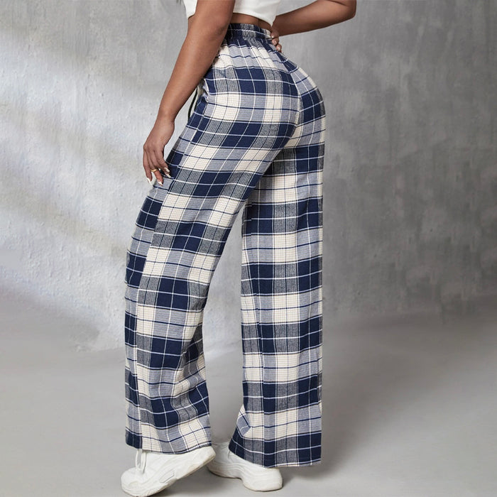 Easy Wear Printed Drawstring Waist Pants