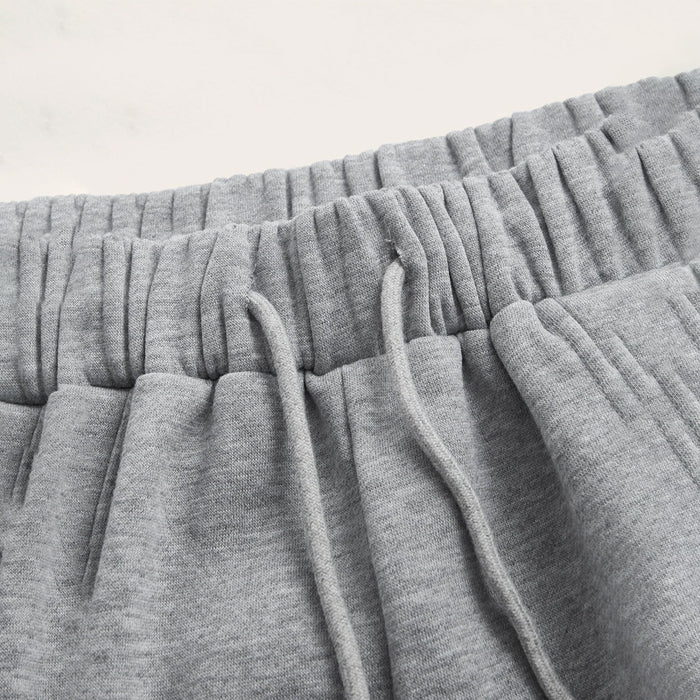 Flap Pocket Drawstring Waist Sweatpants