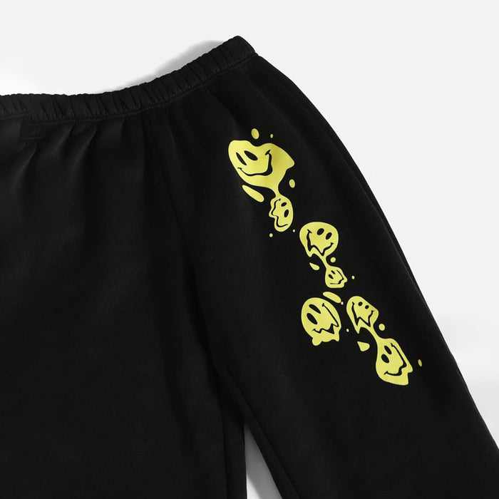 Cartoon Graphic Elastic Waist Sweatpants