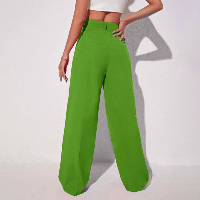 Easywear Solid Wide Leg Pants