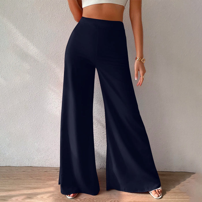 Easy Wear High Waist Wide Leg Pants