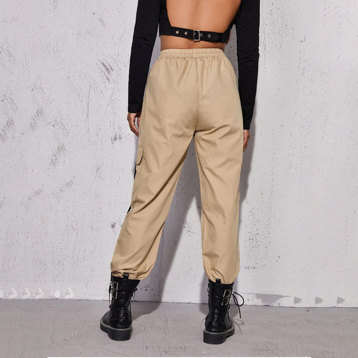 Easy Wear Flap Pocket Buckle Cargo Pants