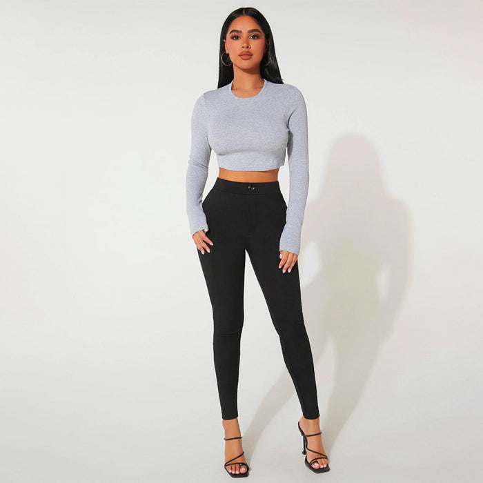 Petite High Waist Skinny Pants