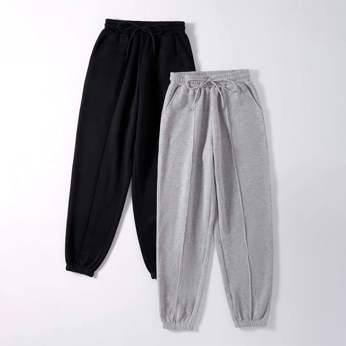 Solid Thermal Sweatpants Pack Of Two