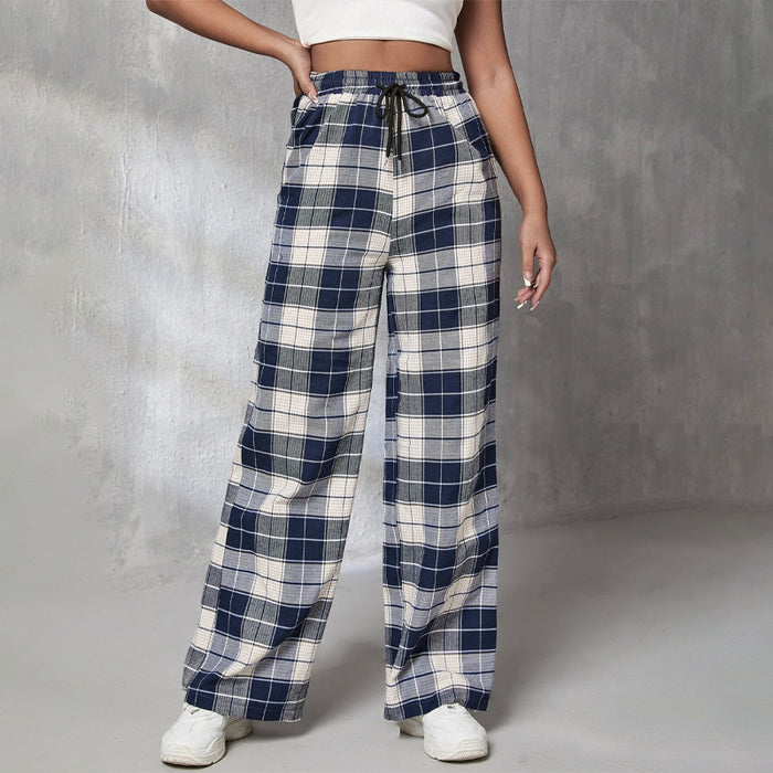 Easy Wear Printed Drawstring Waist Pants