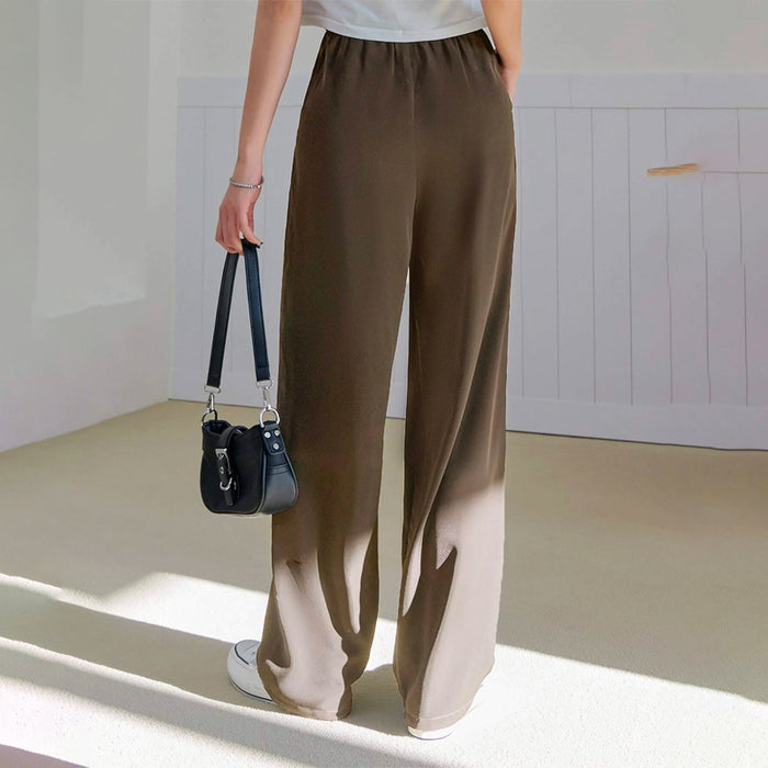 High Waist Plicated Detail Pants