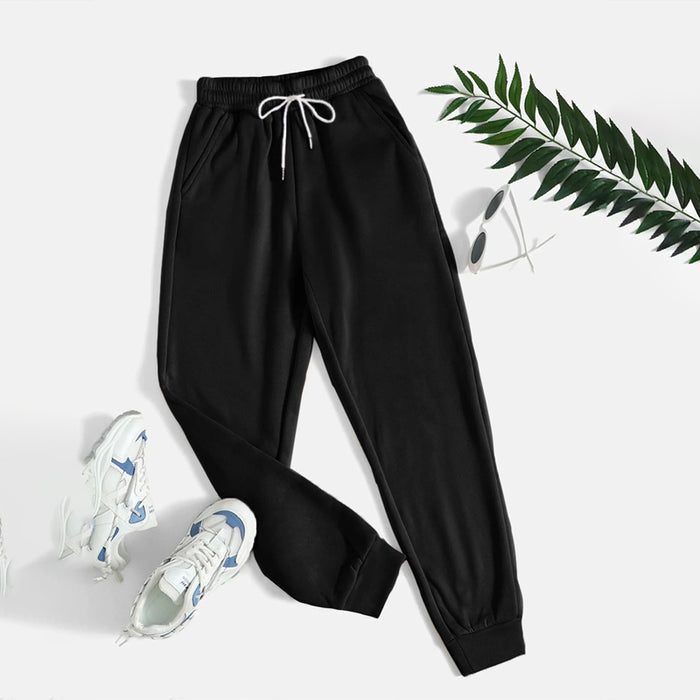 Slant Pocket Drawstring Sweatpants