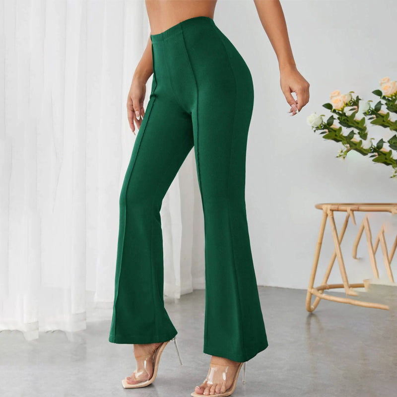 Easy Wear High Waist Slight Stretch Pants