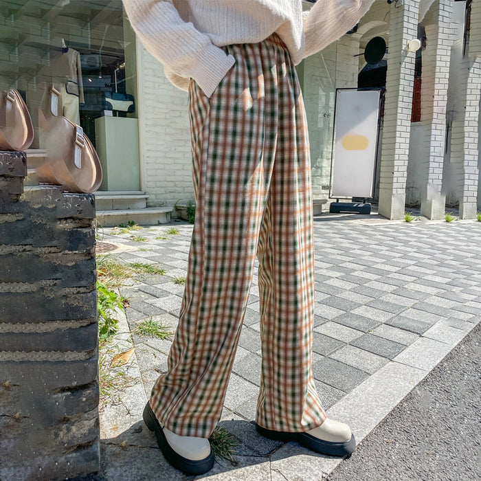 Easy Wear Print Wide Leg Pants