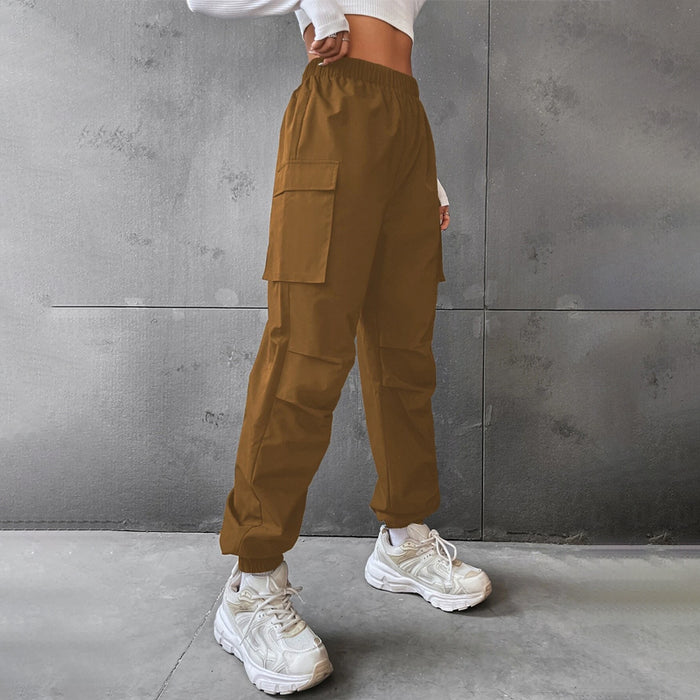 Casual Flap Pocket Side Cargo Pants