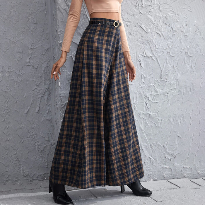 Wide Leg Pants Without Belt