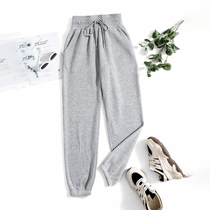 Grommet Drawstring Waist Sweatpants