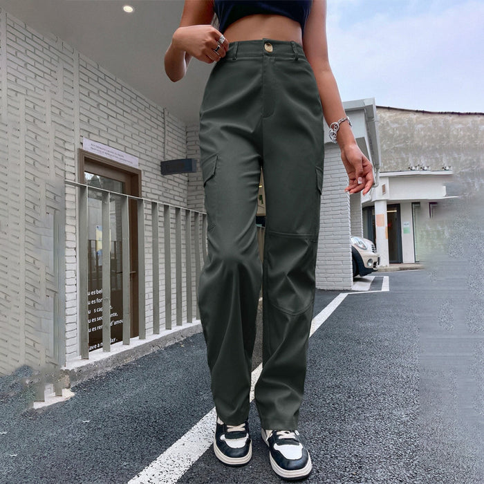 Casual High Waist Cargo Pants