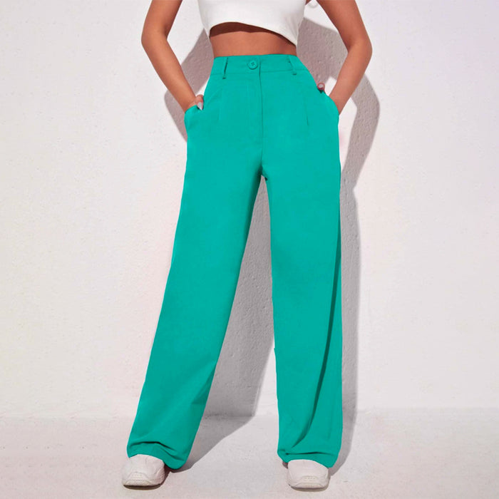 Easywear Solid Wide Leg Pants