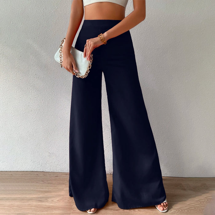 Easy Wear High Waist Wide Leg Pants