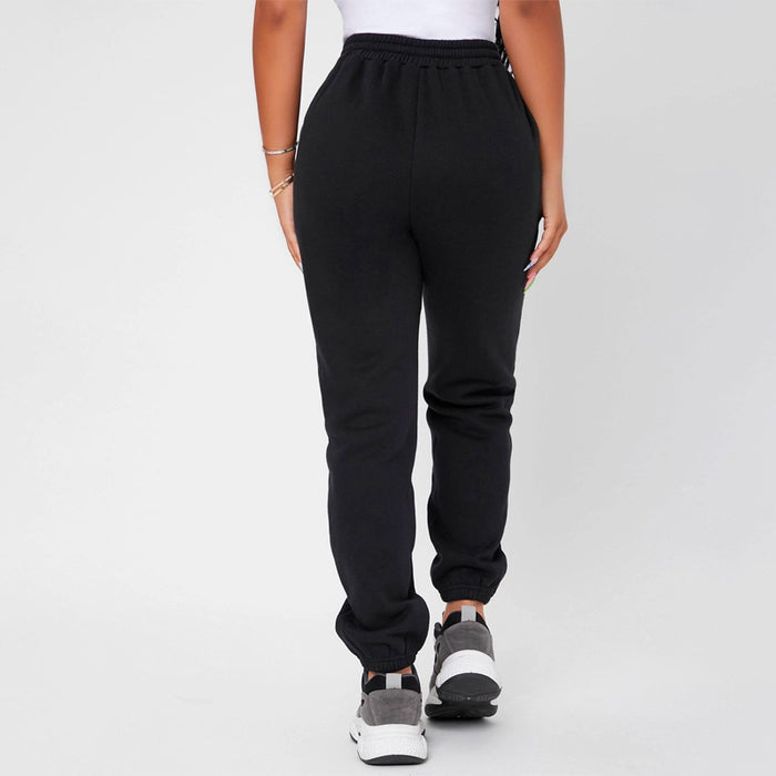 Solid Drawstring Waist Slight Stretch Sweatpants