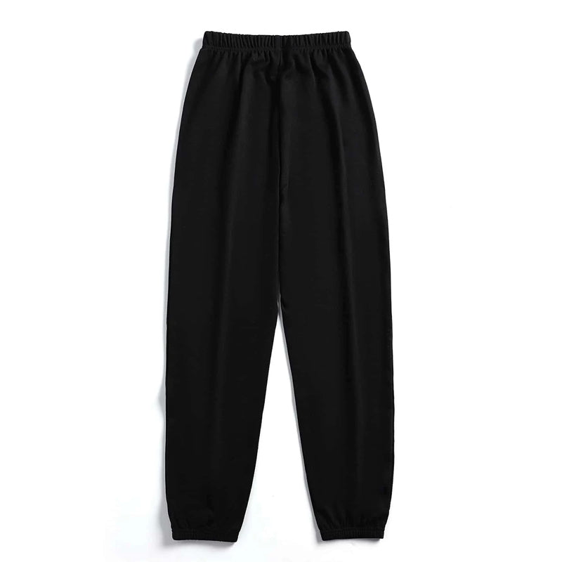 Moon Graphic Print Elastic Waist Easy Wear Sweatpants