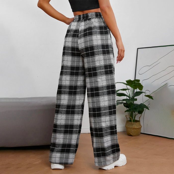 Easy Wear Printed Drawstring Waist Pants