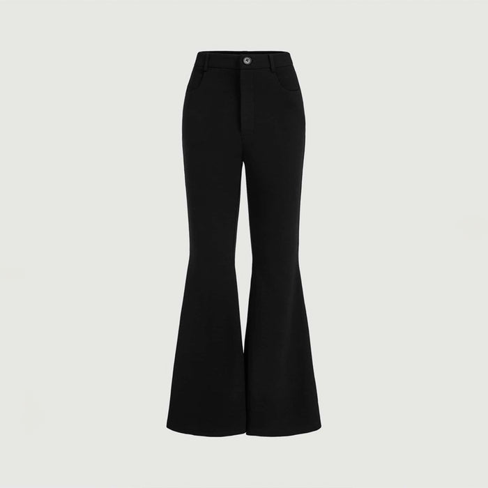 Slight Stretch Flare Leg Pants