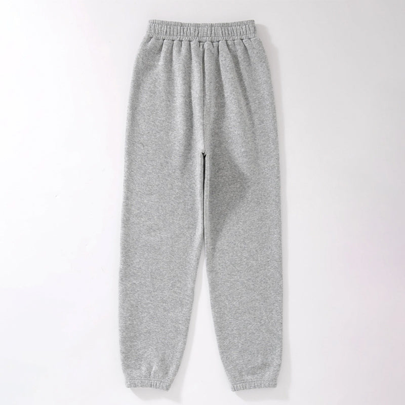 Letter Graphic Thermal Lined Sweatpants