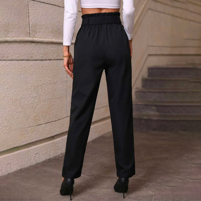 Paperbag Waist Belted Pants