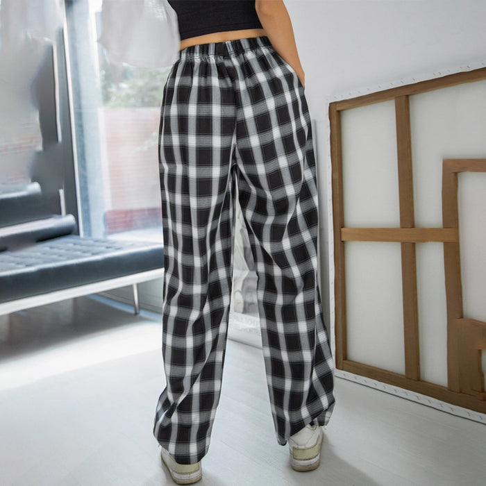 Easy Wear Print Wide Leg Pants