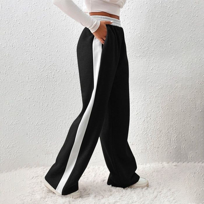 Contrast Side Seam Sweatpants