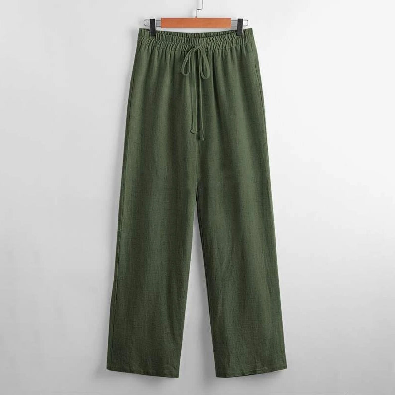 Knot Waist Palazzo Pants