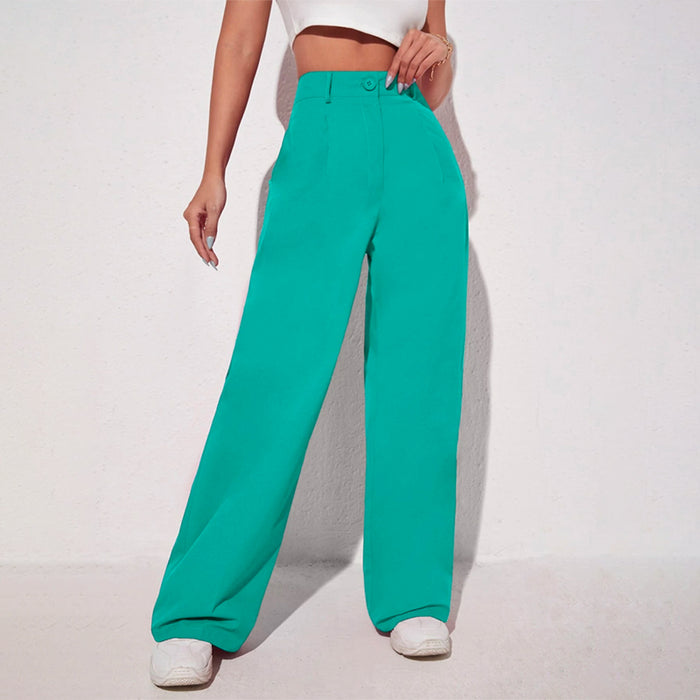 Easywear Solid Wide Leg Pants