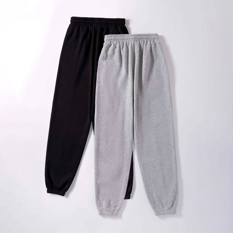 Solid Thermal Sweatpants Pack Of Two