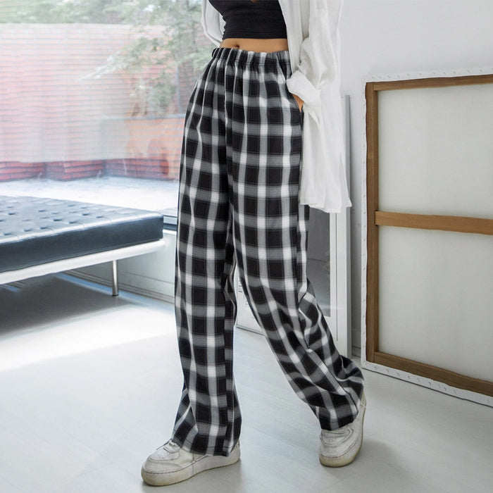 Easy Wear Print Wide Leg Pants