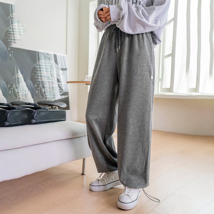 Drawstring High Waist Sweatpants