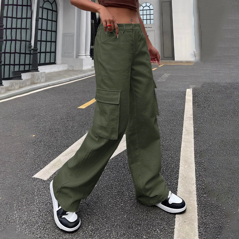 Flap Pocket Side Cargo Pants