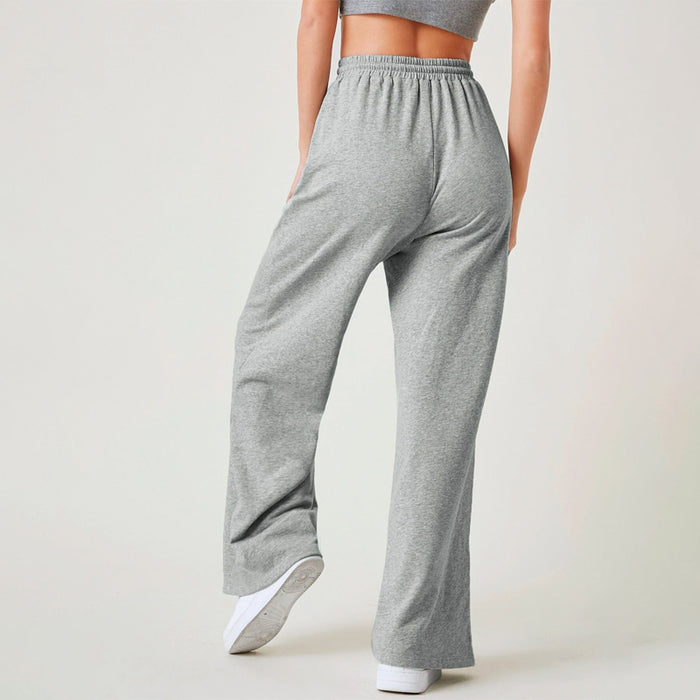 Wide Leg Drawstring Waist Pants