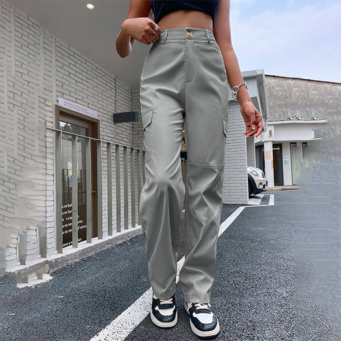 Casual High Waist Cargo Pants