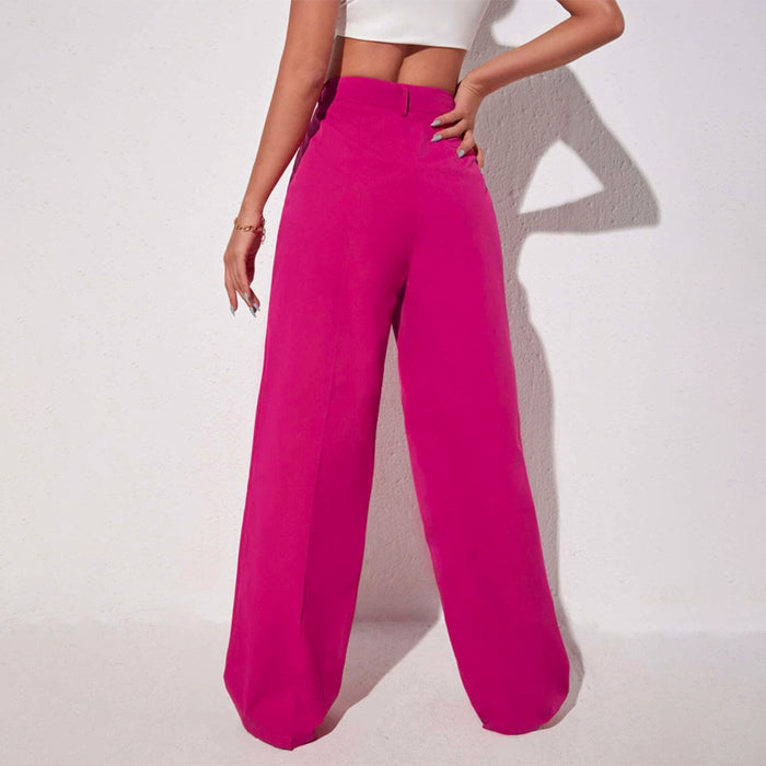 Easywear Solid Wide Leg Pants