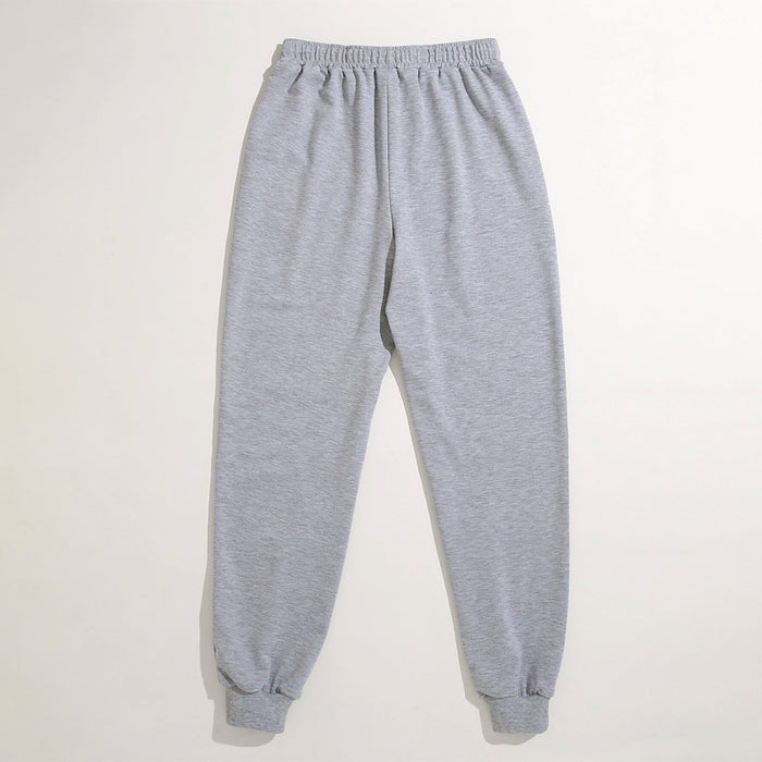 Letter Graphic Drawstring Sweatpants