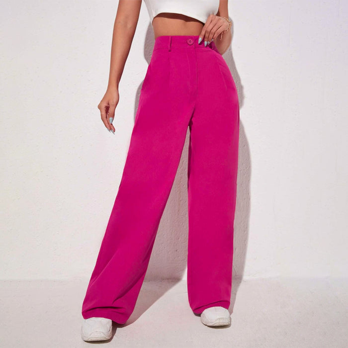 Easywear Solid Wide Leg Pants